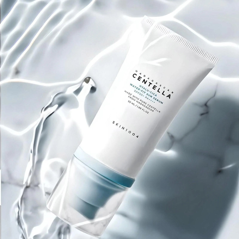 Skin 1004 CENTELLA HYALU CICA WATER FIT SUN SERUM (Sunscreen) with spf 50+ (ALL SKIN TYPES)